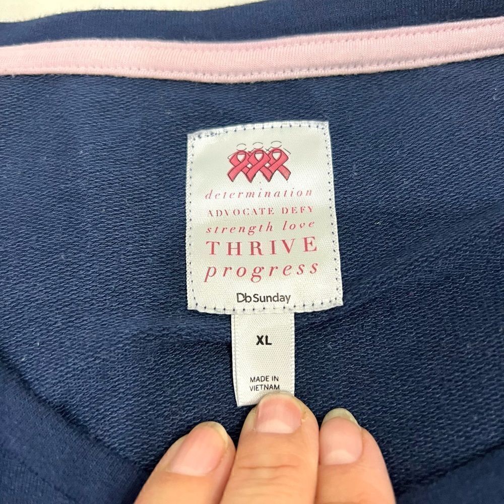 Thrive progress long sleeve breast cancer awareness top size XL (3x$15) - Picture 3 of 11